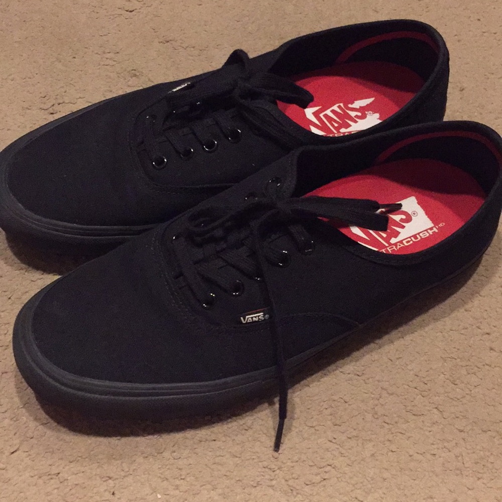 Black Ultra Cush Vans